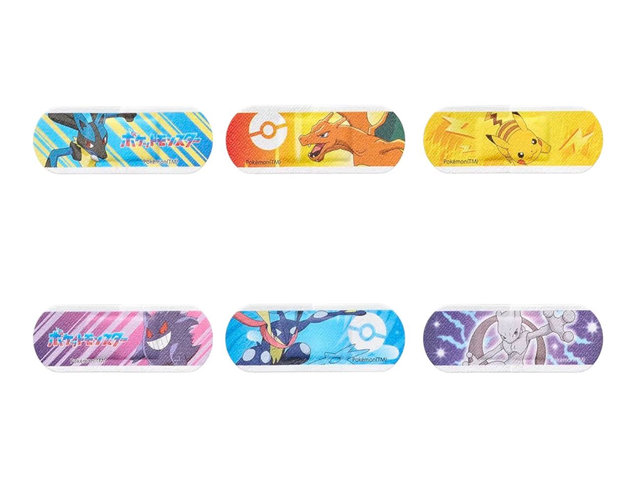 NICHIBAN Pokemon wodoodporne plastry ( 18 szt. )