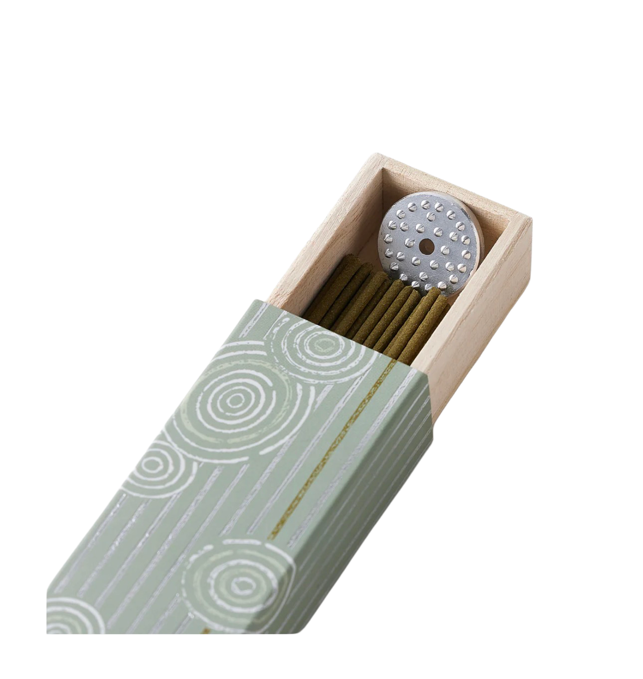 KOUSAIDO – Hyakuraku-ka Take BAMBUS (40 szt. + aluminiowa podstawka na kadzidło)