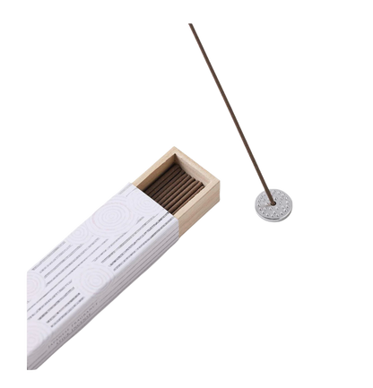 KOUSAIDO – Hyakuraku-ka Mokuren MAGNOLIA (40 szt. + aluminiowa podstawka na kadzidło)