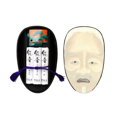 Nōkō Gift Box – Maska Okina (5x5szt + podstawka na kadzidło)