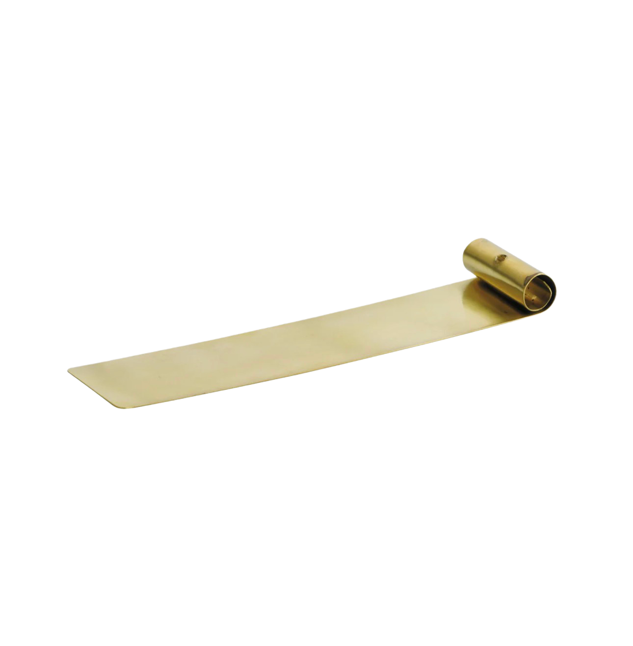 Mosiężna długa podstawka na kadzidło, prosta