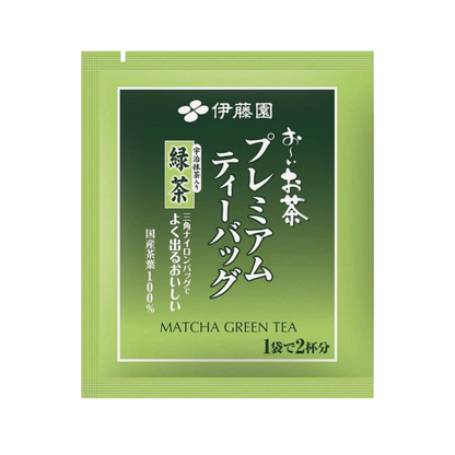 Herbata Itoen Oi Oicha Premium Uji Matcha﻿ w torebkach – 50 sztuk.