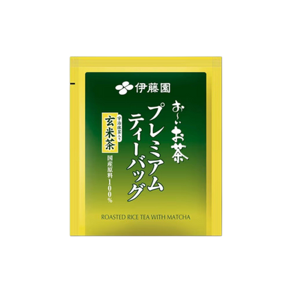 Herbata Itoen Oi Ocha Premium Matcha Green Tea with Roasted Rice﻿ – zielona matcha z prażonym ryżem, 50 torebek.