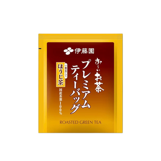 Herbata Itoen Oi Ocha Hōjicha Premium Roasted Green Tea﻿ – prażona zielona herbata hōjicha﻿, 50 torebek.