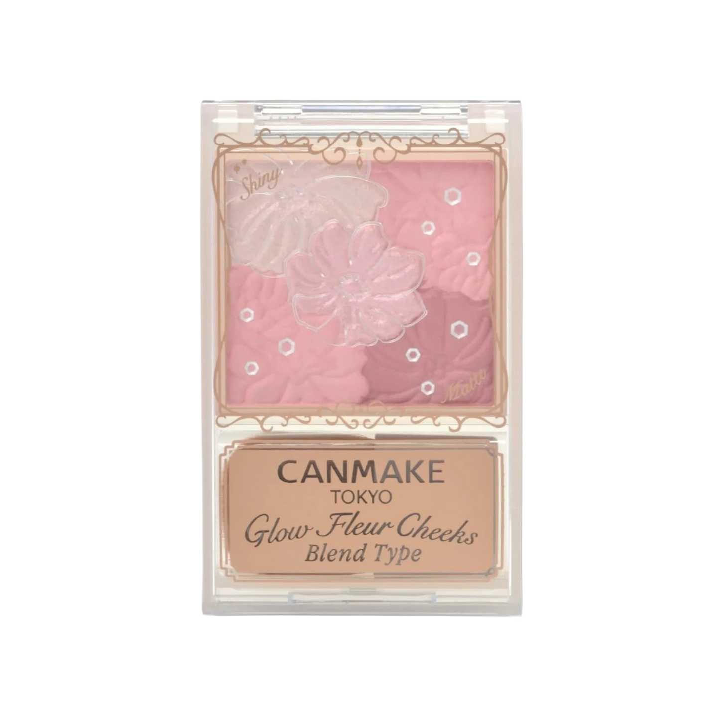 Róż do policzków Canmake Glow Fleur Cheeks Blush Blend Type﻿ – dostępny w różnych odcieniach.