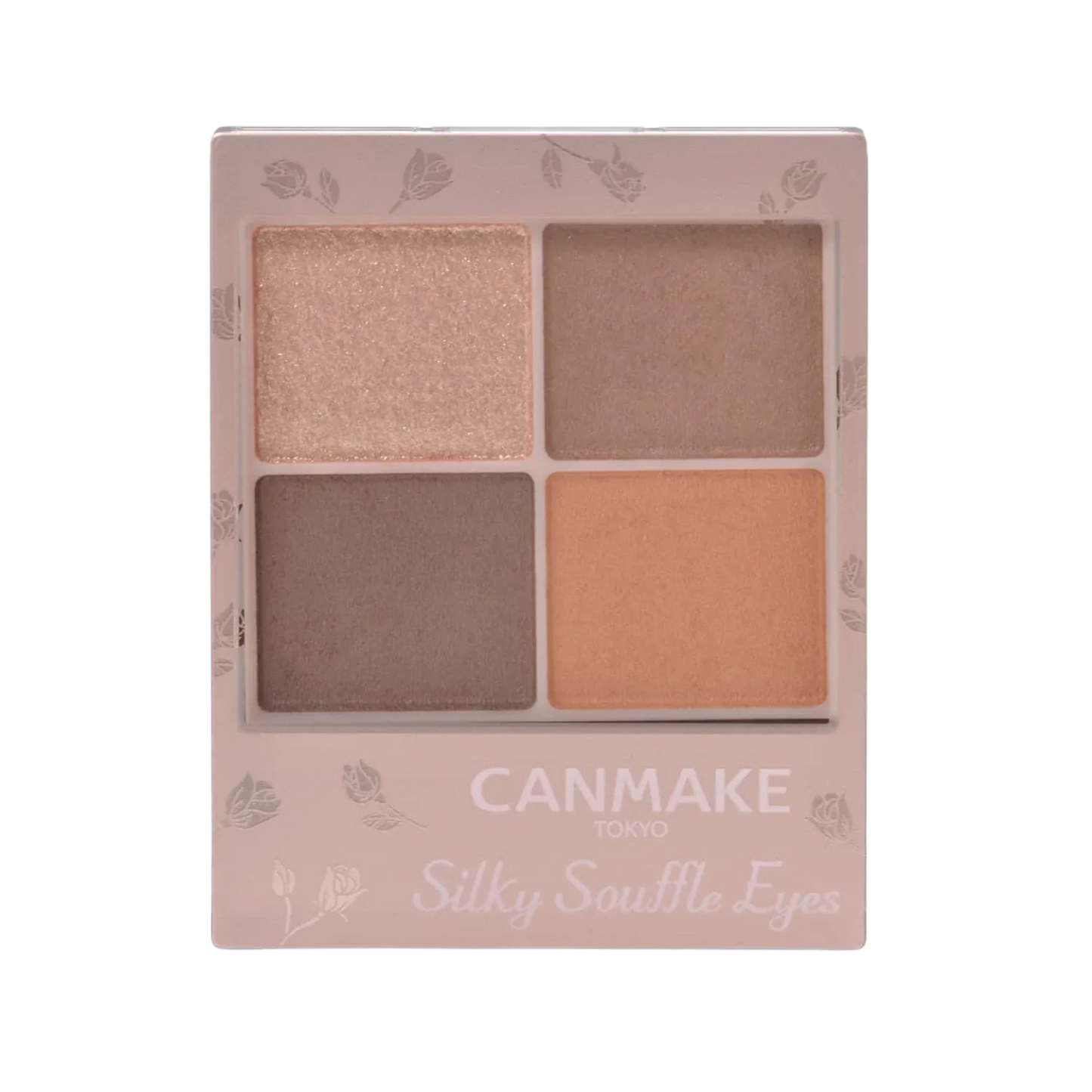 Paletka cieni do powiek Canmake Silky Souffle Eyes Palette﻿ (typ matowy) – 3,8 g (różne odcienie).