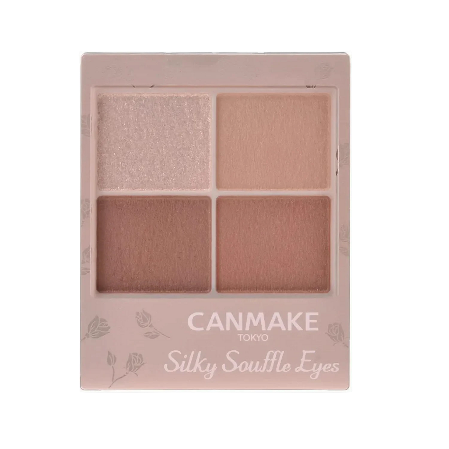 Paletka cieni do powiek Canmake Silky Souffle Eyes Palette﻿ (typ matowy) – 3,8 g (różne odcienie).