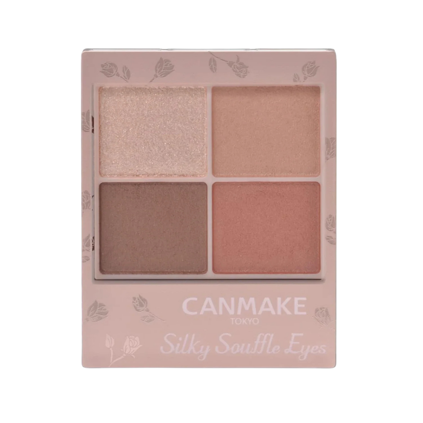 Paletka cieni do powiek Canmake Silky Souffle Eyes Palette﻿ (typ matowy) – 3,8 g (różne odcienie).