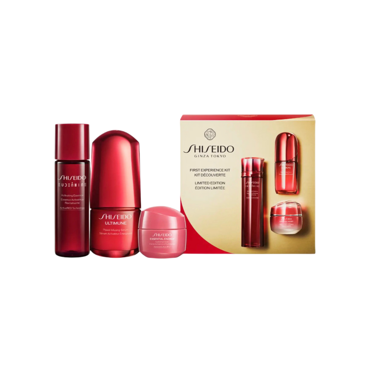 SHISEIDO Zestaw First Experience Kit 2025﻿ – limitowany zestaw próbny -trzyetapowa pielęgnacja piękna