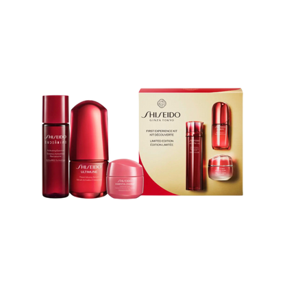 SHISEIDO Zestaw First Experience Kit 2025﻿ – limitowany zestaw próbny -trzyetapowa pielęgnacja piękna