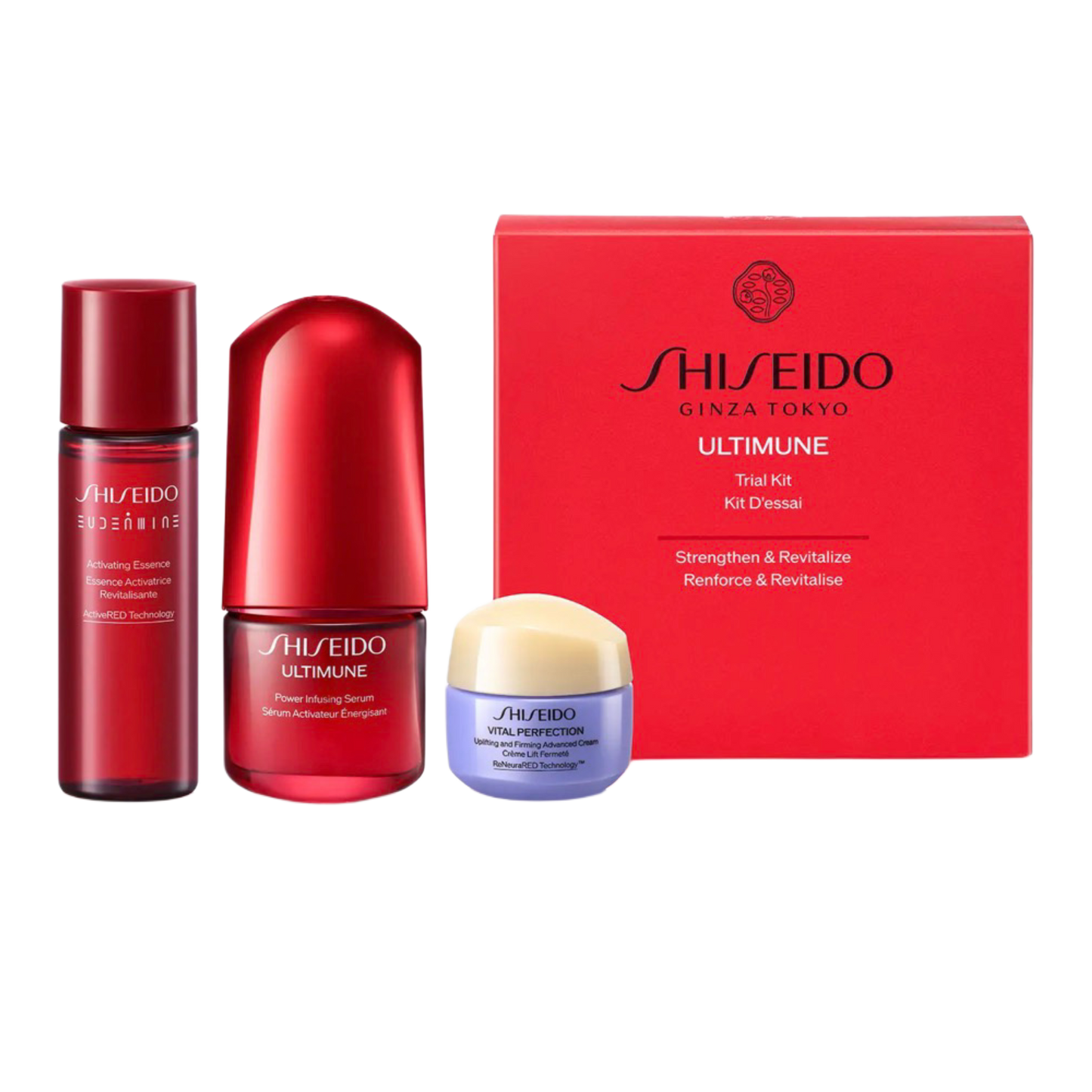 SHISEIDO Zestaw próbny Trial Kit﻿ – Ultimune Trial Kit﻿, zawierający produkty z linii Ultimune﻿